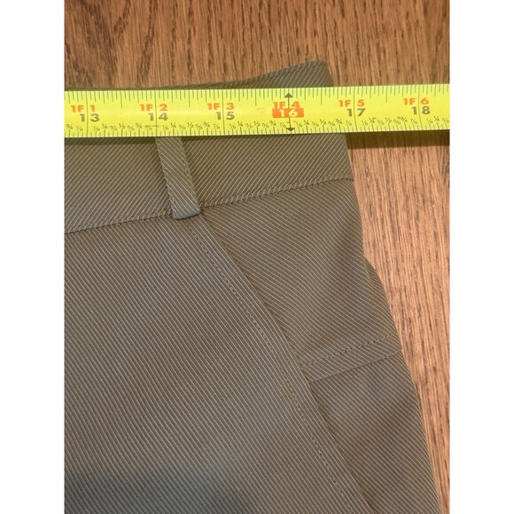 Veronica Beard Blossom Biker Pants Women’s 8 Army Green Belt Loops Made In USA - Picture 8 of 11